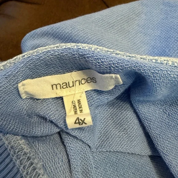Maurices Light Blue Sweatshirt - Picture 4 of 4